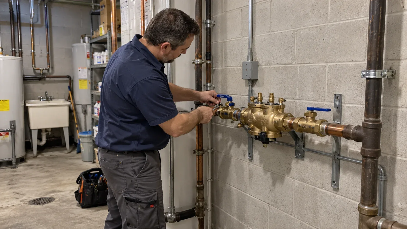 backflow prevention device installation