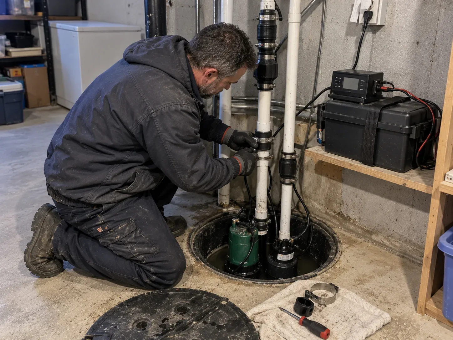 sump pump installation and repair service